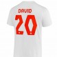 Canada Jonathan David 20 VM 2022 Borta Fotbollströjor Kortärmad